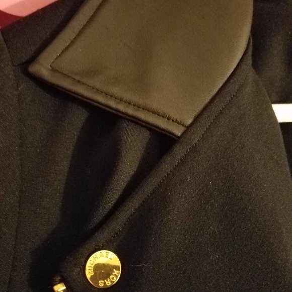 SOLD/NWOT Black & Gold Michael Kors Jacket Size M - Picture 3 of 6